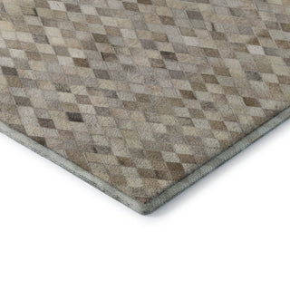 Dalyn Bozeman BM6 Gray Machine Washable Area Rug Corner Image