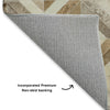 Dalyn Bozeman BM7 Gray Machine Washable Area Rug Backing Image