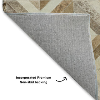 Dalyn Bozeman BM7 Gray Machine Washable Area Rug Backing Image