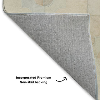 Dalyn Bozeman BM8 Linen Machine Washable Area Rug Backing Image