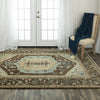 Rizzy Belmont BMT958 Dark Brown Area Rug Roomscene Image Feature
