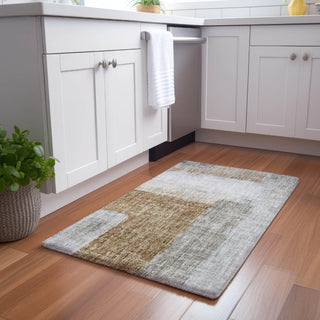 Dalyn Boca BO1 Brown Machine Washable Area Rug Scatter Lifestyle Image Feature