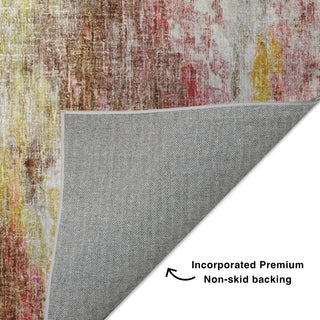 Dalyn Boca BO10 Blush Machine Washable Area Rug Backing Image