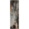 Dalyn Boca BO10 Gray Machine Washable Area Rug Runner Main Image