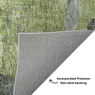 Dalyn Boca BO11 Aloe Machine Washable Area Rug Backing Image