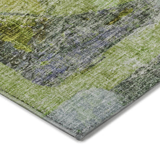 Dalyn Boca BO11 Aloe Machine Washable Area Rug Corner Image