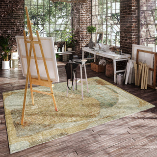 Dalyn Boca BO11 Taupe Machine Washable Area Rug Lifestyle Image Feature