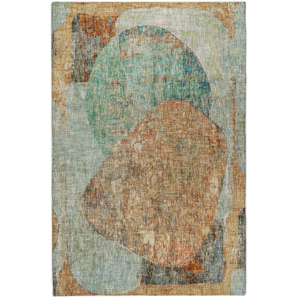 Dalyn Boca BO11 Teal Machine Washable Area Rug main image