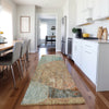 Dalyn Boca BO11 Teal Machine Washable Area Rug Runner Lifestyle Image Feature
