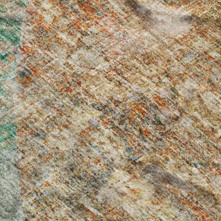 Dalyn Boca BO11 Teal Machine Washable Area Rug Swatch Image