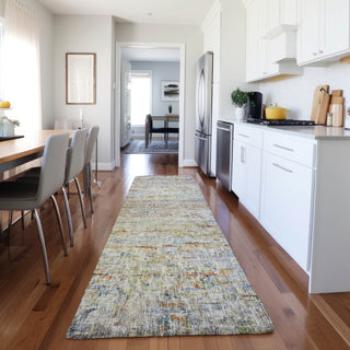 Dalyn Boca BO13 Putty Machine Washable Area Rug Runner Lifestyle Image Feature