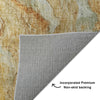 Dalyn Boca BO14 Copper Machine Washable Area Rug Backing Image