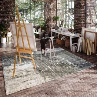 Dalyn Boca BO2 Gray Machine Washable Area Rug Lifestyle Image Feature