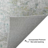 Dalyn Boca BO3 Seafoam Machine Washable Area Rug Backing Image