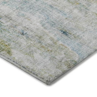 Dalyn Boca BO3 Seafoam Machine Washable Area Rug Corner Image