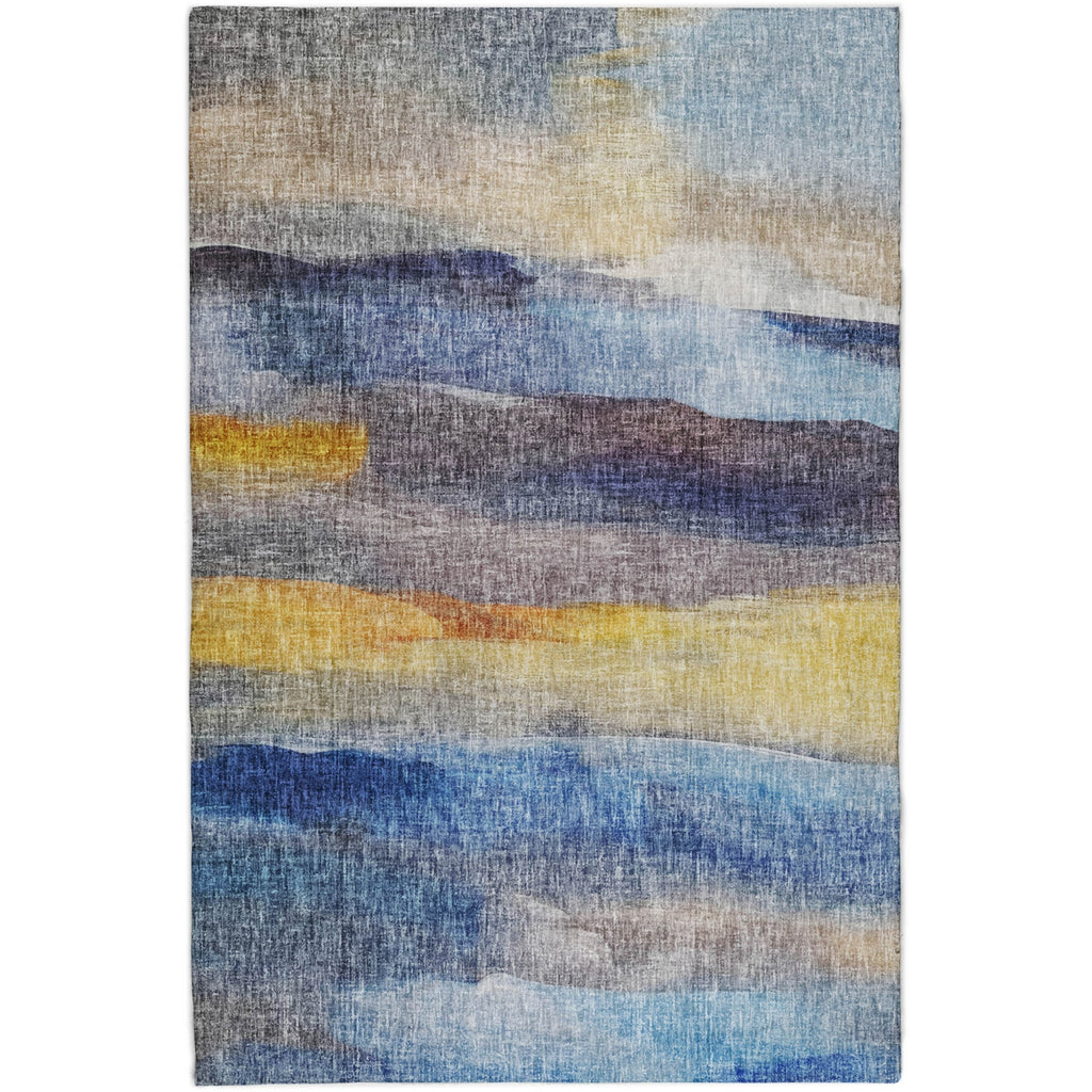 Dalyn Boca BO4 Blue Machine Washable Area Rug main image