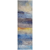 Dalyn Boca BO4 Blue Machine Washable Area Rug Runner Main Image