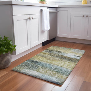Dalyn Boca BO4 Khaki Machine Washable Area Rug Scatter Lifestyle Image Feature