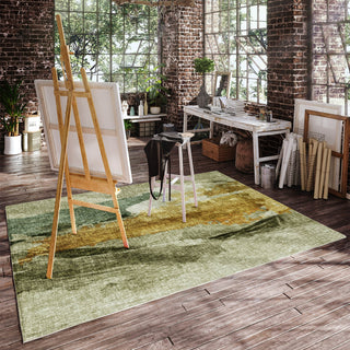 Dalyn Boca BO6 Aloe Machine Washable Area Rug Lifestyle Image Feature