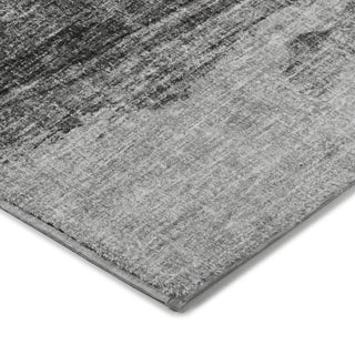Dalyn Boca BO6 Pewter Machine Washable Area Rug Corner Image