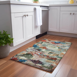 Dalyn Boca BO8 Paprika Machine Washable Area Rug Scatter Lifestyle Image Feature