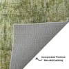 Dalyn Boca BO9 Aloe Machine Washable Area Rug Backing Image