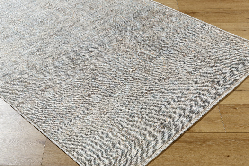 Becki Owens x LIVABLISS Darling BODA-2302 Metallic-Silver Area Rug by Becki Owens