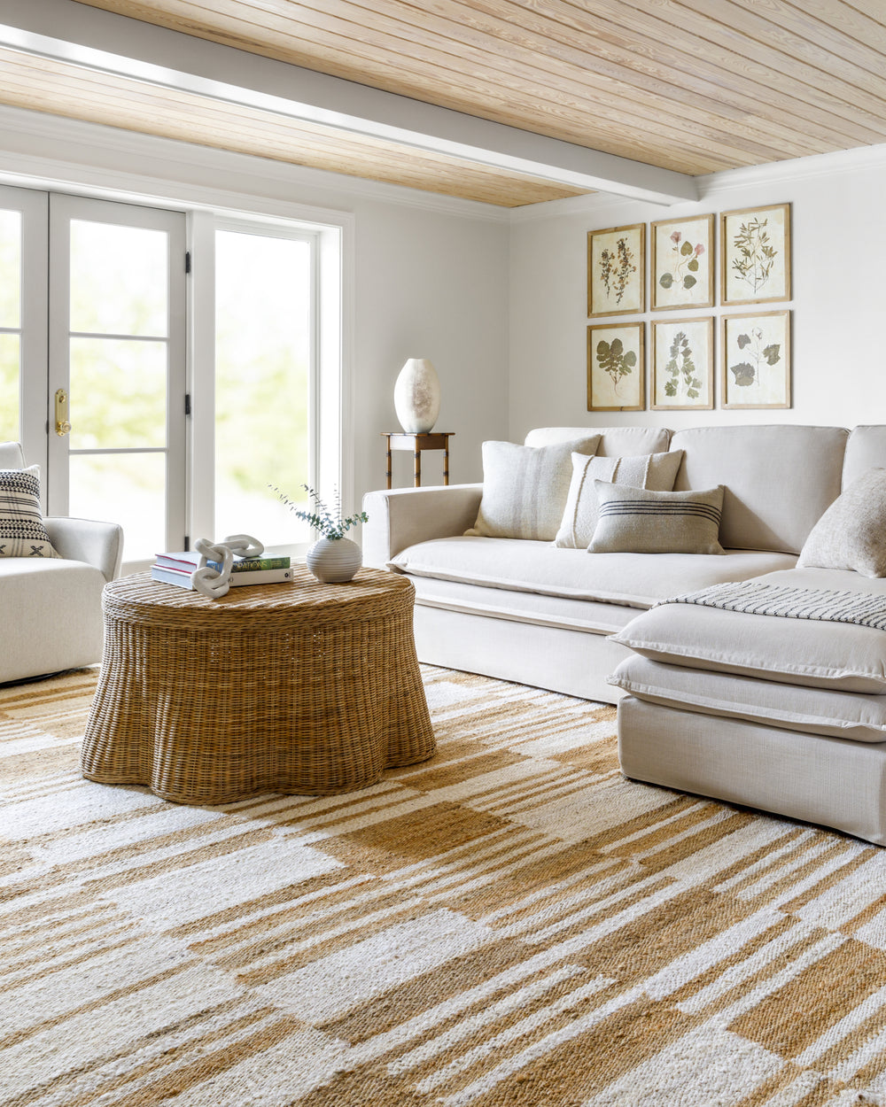 Becki Owens X Livabliss Kamey BOKY-2307 Pearl Area Rug Room Scene Feature