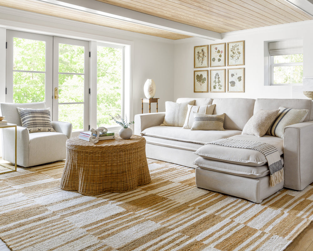 Becki Owens X Livabliss Kamey BOKY-2307 Pearl Area Rug Room Scene Feature