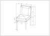 Becki Owens X Surya Mollie BOMO-003 Caramel / Clear Furniture Main Image