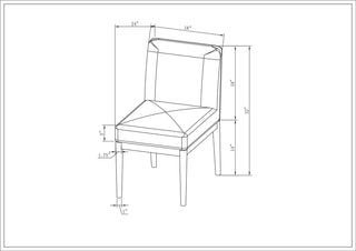 Surya Omo OMO-003 Mustard Line Drawing
