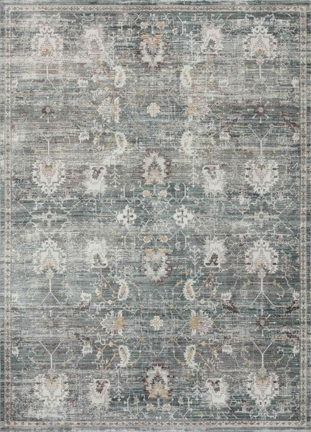 Loloi Bonney BNY-03 Lagoon/Ivory Area Rug