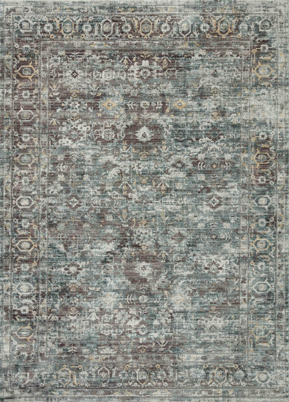 Loloi Bonney BNY-05 Slate/Teal Area Rug