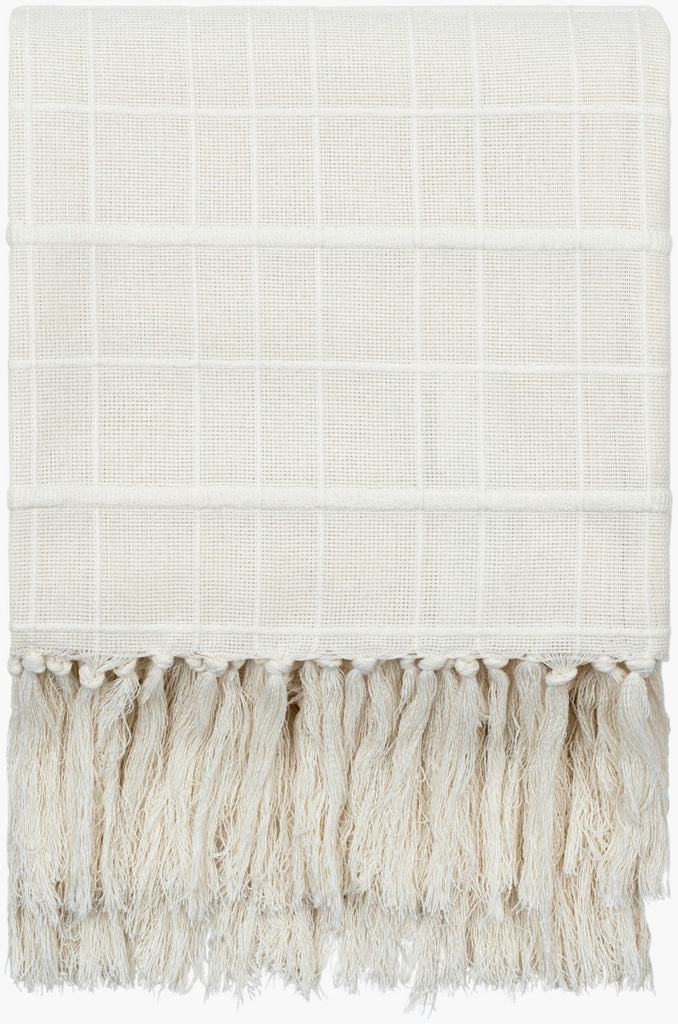 Becki Owens X Livabliss Prolo BOPO-1002 Cream Throw main image
