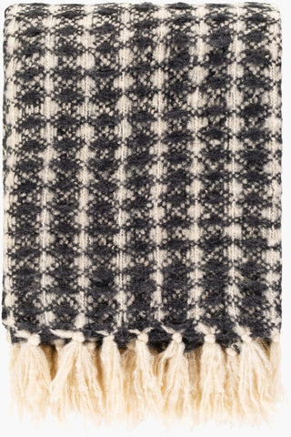 Surya Boris BOR-1000 Black Throw main image