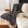 Surya Boris BOR-1000 Black Throw Style Shot