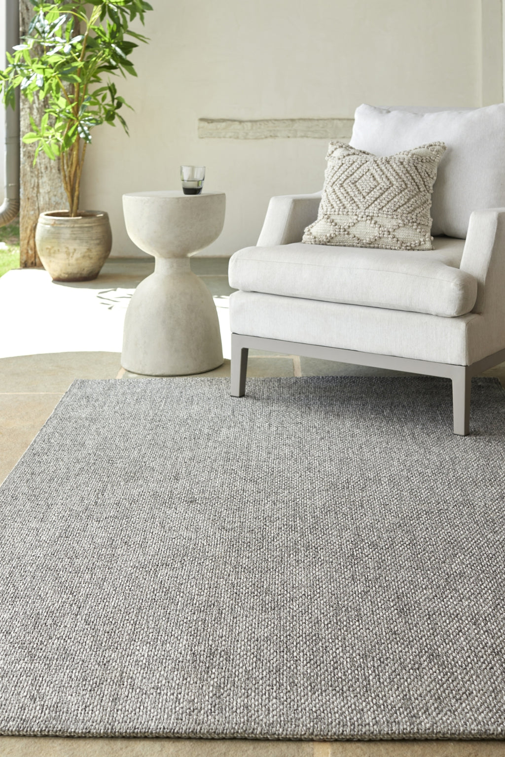 Surya Birdie BORD-2302 Silver Area Rug by Becki Owens Room Scene Feature