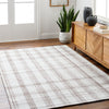 Surya Sammy BOSM-2302 Light Silver Area Rug by Becki Owens Room Scene Feature