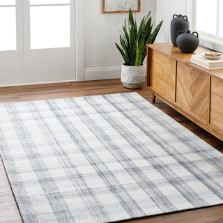 Surya Sammy BOSM-2303 Light Silver Area Rug by Becki Owens Room Scene Feature