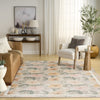 Nourison Botanical Washables BOT01 Beige Multicolor Area Rug Room Image Feature