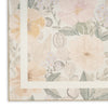 Nourison Botanical Washables BOT01 Beige Multicolor Area Rug Texture Image