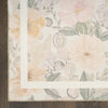 Nourison Botanical Washables BOT01 Beige Multicolor Area Rug Detail Image