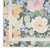 Nourison Botanical Washables BOT01 Charcoal Multicolor Area Rug Texture Image