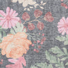 Nourison Botanical Washables BOT02 Charcoal Multicolor Area Rug Swatch Image