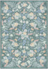 Nourison Botanical Washables BOT02 Green Multicolor Area Rug main image