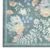 Nourison Botanical Washables BOT02 Green Multicolor Area Rug Texture Image