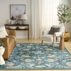 Nourison Botanical Washables BOT02 Green Multicolor Area Rug Room Image Feature