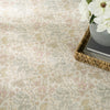 Nourison Botanical Washables BOT03 Beige Multicolor Area Rug Corner Image