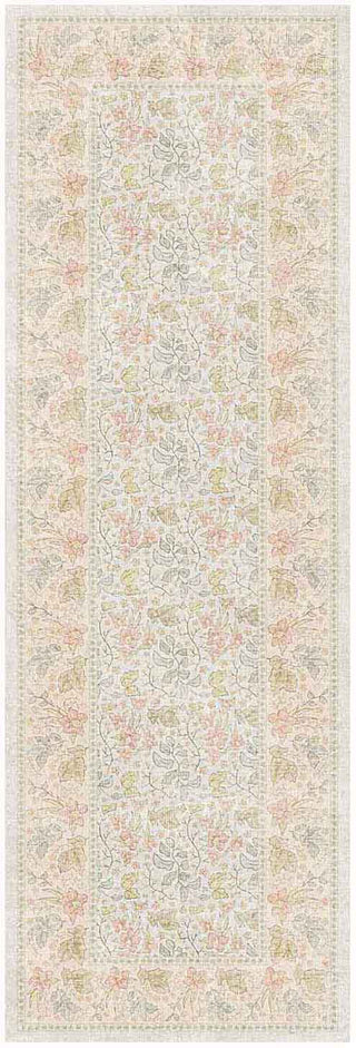 Nourison Botanical Washables BOT03 Beige Multicolor Area Rug Main Image
