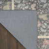Nourison Botanical Washables BOT03 Charcoal Multicolor Area Rug Corner Image